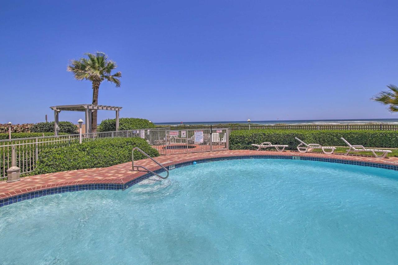 Sunny Oceanfront Condo On South Padre Island Beach Dış mekan fotoğraf