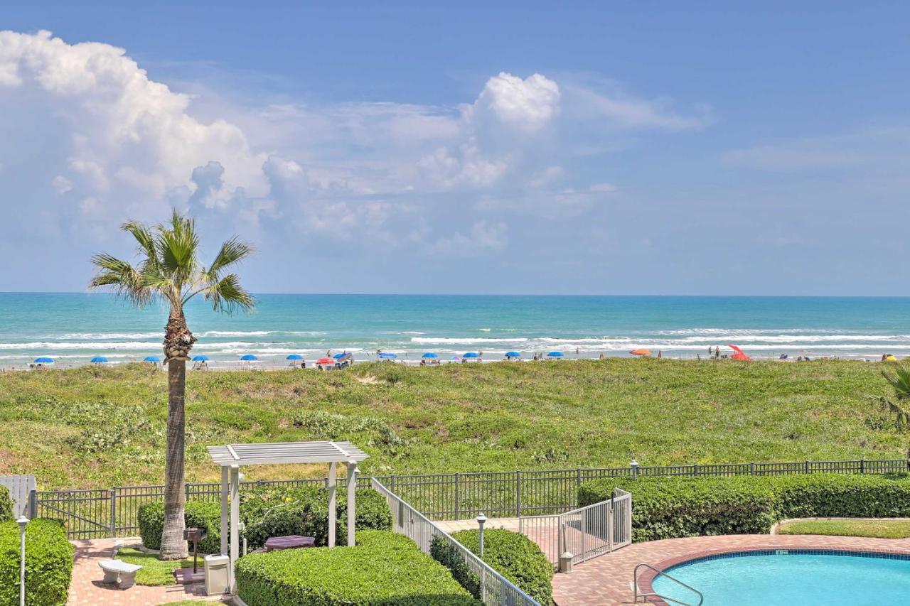 Sunny Oceanfront Condo On South Padre Island Beach Dış mekan fotoğraf
