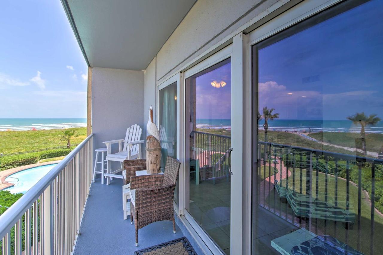 Sunny Oceanfront Condo On South Padre Island Beach Dış mekan fotoğraf